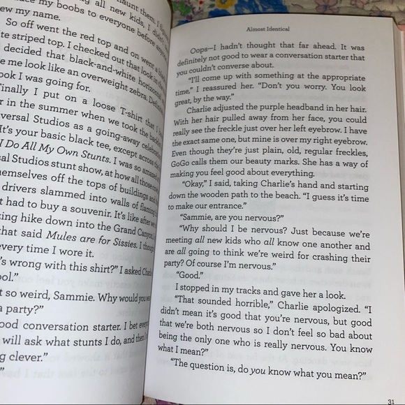 Almost Identical Hard Back Book by Lin Oliver “growing up and growing apart” - Picture 5 of 6